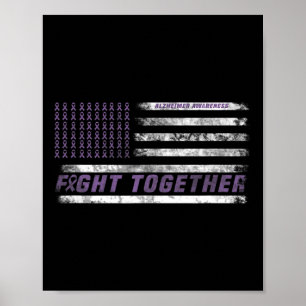 Heimerheimer Awareness Month I Endheimer Purple Ri Poster