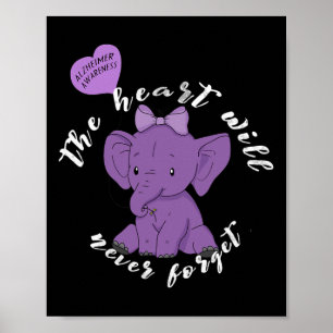 Heimerheimer Awareness Month I Endheimer Purple Ri Poster