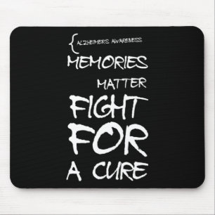 Heimerheimer Awareness Purple Ribbon Support Month Mouse Pad