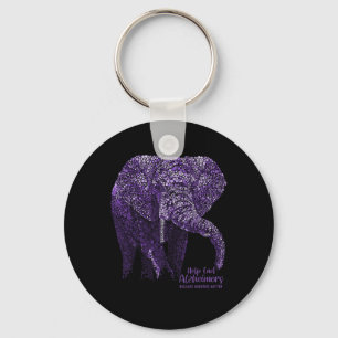 Heimerheimer Awareness S And Gifts Purple Elephant Key Ring