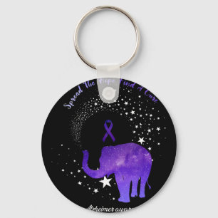 Heimerheimer Awareness Spread The Hope Find A Cure Key Ring