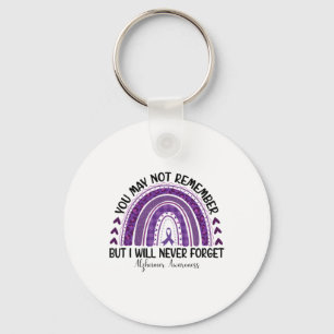 Heimerheimer Awareness You May Not Remember I Will Key Ring
