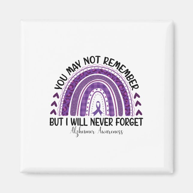 Heimerheimer Awareness You May Not Remember I Will Magnet (Front)