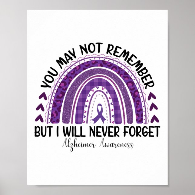 Heimerheimer Awareness You May Not Remember I Will Poster (Front)