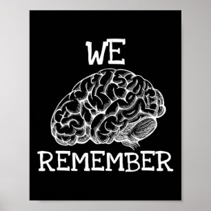 Heimerheimer Dementia We Remember When Loved Ones Poster