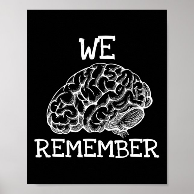 Heimerheimer Dementia We Remember When Loved Ones  Poster (Front)