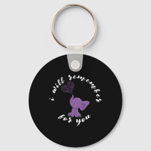 Heimerheimer Monat I Endheimer Purple Bow Elephant Key Ring