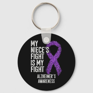 Heimerheimer My Niece's Fight Is My Fight Heimerhe Key Ring