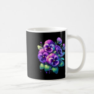 Heimerheimer Purple Floral Pansy Dementia Heimerhe Coffee Mug