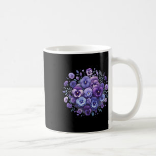 Heimerheimer Purple Floral Pansy Dementia Heimerhe Coffee Mug