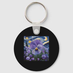 Heimerheimer Purple Floral Pansy Dementia Heimerhe Key Ring