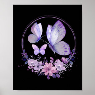 Heimerheimer Purple Floral Pansy Dementia Heimerhe Poster