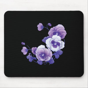 Heimerheimer Purple Floral Pansy Heimerheimer's Aw Mouse Pad