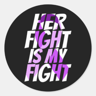 Heimerheimer Ribbon Heimerheimer Disease Awareness Classic Round Sticker