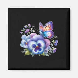 Heimerheimer Viola Floral Pansy Dementi Heimerheim Magnet