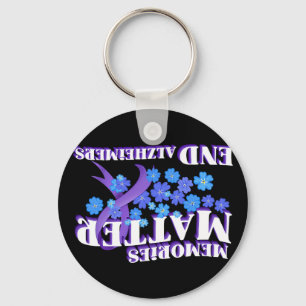 Heimerheimer's Awareness And Gifts Purple Ribbon A Key Ring