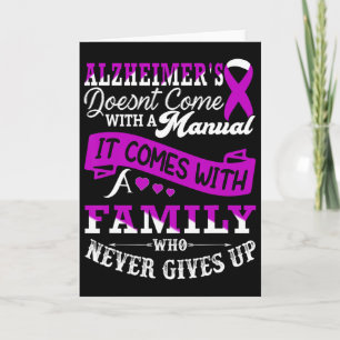 Heimerheimer's Awareness Family Support Heimerheim Card