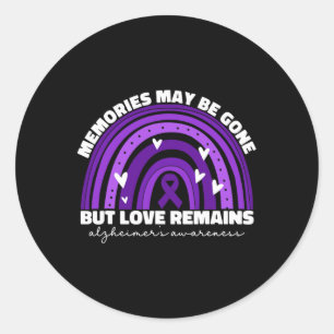 Heimerheimer's Awareness For Men Women Heimer Heim Classic Round Sticker