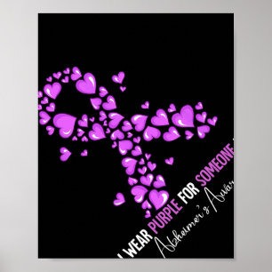 Heimerheimer's Awareness Gifts I Wear Purple Heime Poster
