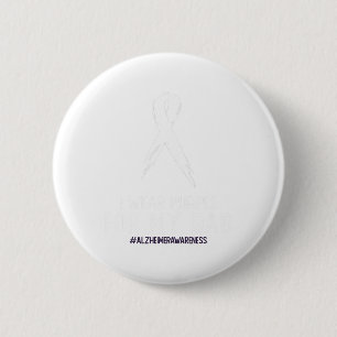 Heimerheimer's Awareness I Wear Purple For My Dad 6 Cm Round Badge