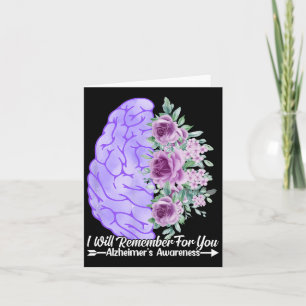 Heimerheimer's Awareness I Will Remember For You B Card