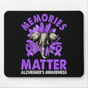 Heimerheimer's Awareness Memories Problem Purple R Mouse Pad