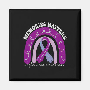 Heimerheimers Awareness Memories Problems Purple R Magnet