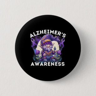 Heimerheimer's Awareness Month T Heimerheimer Gnom 6 Cm Round Badge