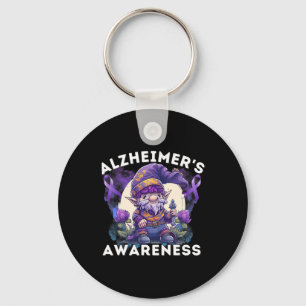 Heimerheimer's Awareness Month T Heimerheimer Gnom Key Ring