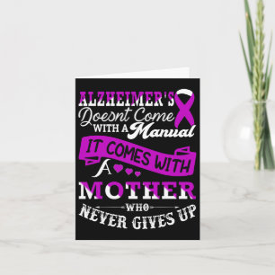 Heimerheimer's Awareness Mother Support Heimerheim Card