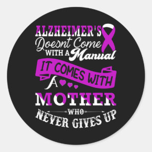 Heimerheimer's Awareness Mother Support Heimerheim Classic Round Sticker