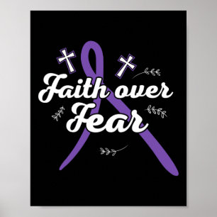 Heimerheimers Awareness Purple Ribbon Epilepsy Rel Poster
