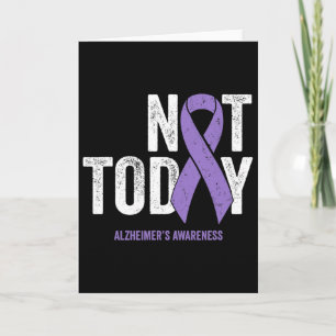 Heimerheimers Awareness Ribbon Not Today Heimer He Card