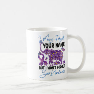 Heimerheimer's Dementia Awareness Support Elephant Coffee Mug