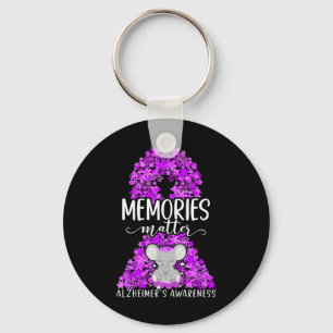 Heimerheimer's Dementia Awareness Support Elephant Key Ring