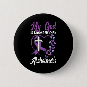 Heimerheimer's Dementia Awareness Support Faith Go 6 Cm Round Badge