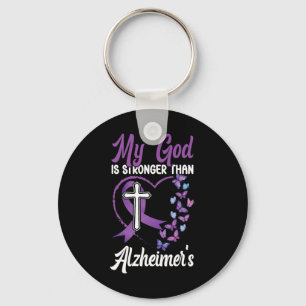 Heimerheimer's Dementia Awareness Support Faith Go Key Ring