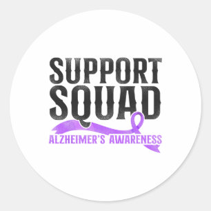Heimerheimer's Dementia Awareness Support Vintage Classic Round Sticker