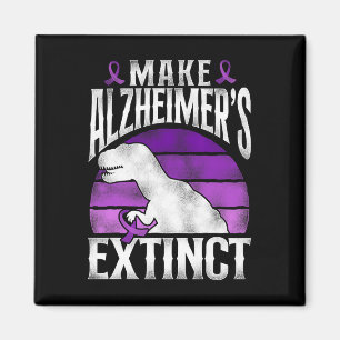 Heimerheimer's Dementia Awareness Support Vintage Magnet