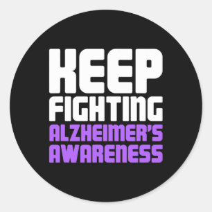 Heimerheimers Dementia Heimerheimer Disease Awaren Classic Round Sticker