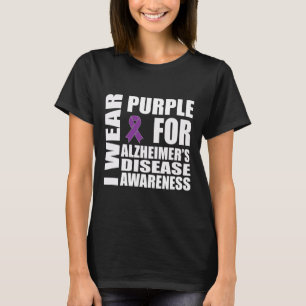 Heimerheimer's Disease Awareness Purple Ribbon Sup T-Shirt