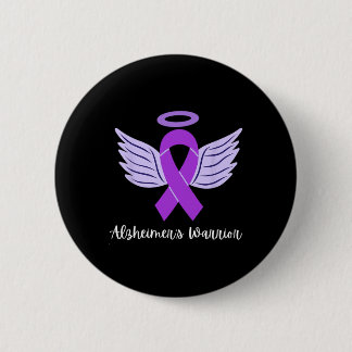 Heimerheimer's Warrior For Heimerheimer's Awarenes 6 Cm Round Badge