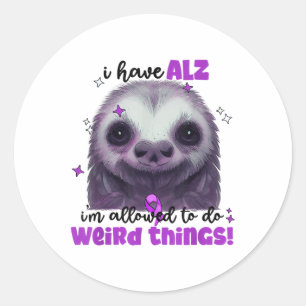 Heimers Awareness I Have _1 Classic Round Sticker