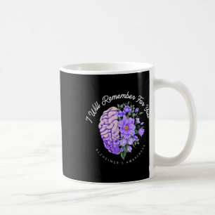 Heimers Awareness I Will Remember For You Brain Coffee Mug