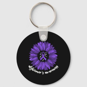 Heimers Awareness Month For Women Purple Heimer _5 Key Ring