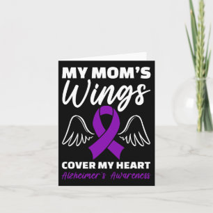 Heimers Awareness My Mum's Wings Cover My Heart Card