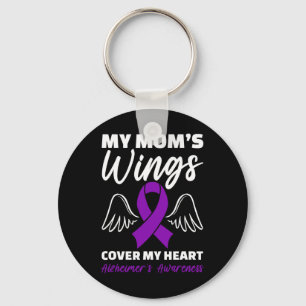 Heimers Awareness My Mum's Wings Cover My Heart Key Ring