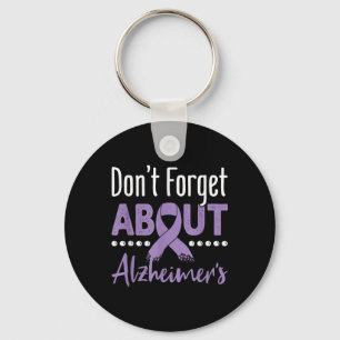 Heimers Awareness Purple Dont Forget About Heimers Key Ring