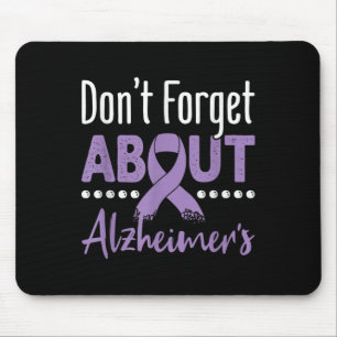 Heimers Awareness Purple Dont Forget About Heimers Mouse Pad