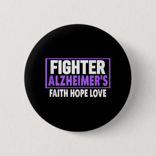 Heimers Awareness Shirt - Heimers Awareness Fighte 6 Cm Round Badge